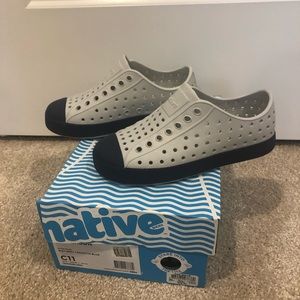 Boys size 11 Native slip ons